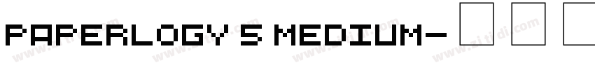 Paperlogy 5 Medium字体转换